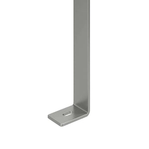 Edelstahl Kaminhaube Silber 60x60
