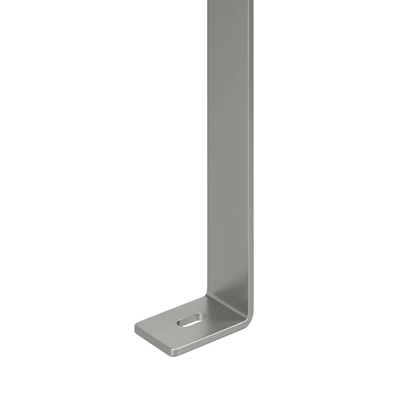 Edelstahl Kaminhaube Silber 60x60