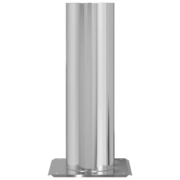 Edelstahl Kaminhaube Erweiterung Silber 26x26x50cm