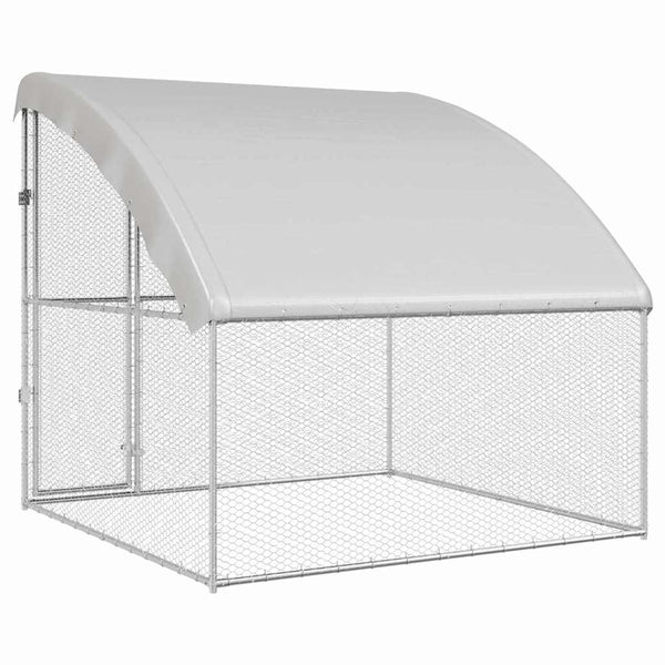Hühnerkäfig Silber 2x2x2m Verzinkt