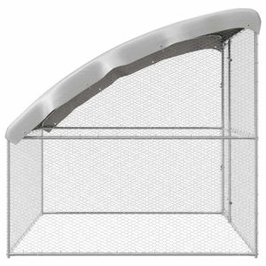 Hühnerkäfig Silber 2x2x2m Verzinkt