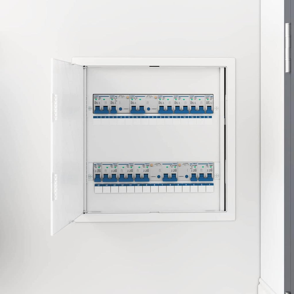 vidaXL Panneaux d'accès Blanc 40 x 40 cm Plastique ABS
