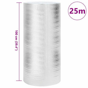 Heizkörper Reflektorfolie Silber 25x1m