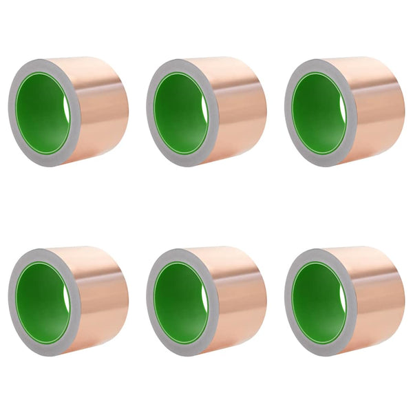 Kupferband 6er-Set, 2000 x 7 cm