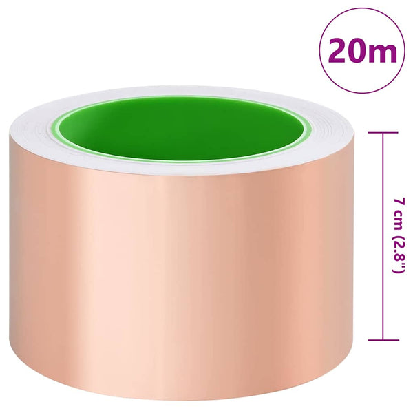 Kupferband 6er-Set, 2000 x 7 cm