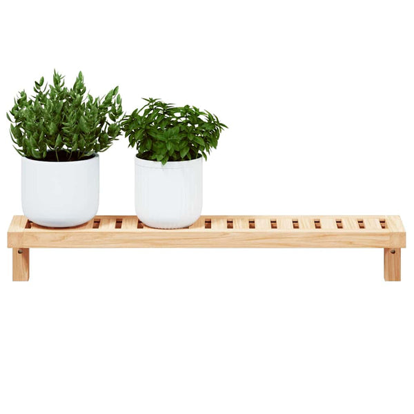 Wandregal Natur Walnuss Massivholz 62cm