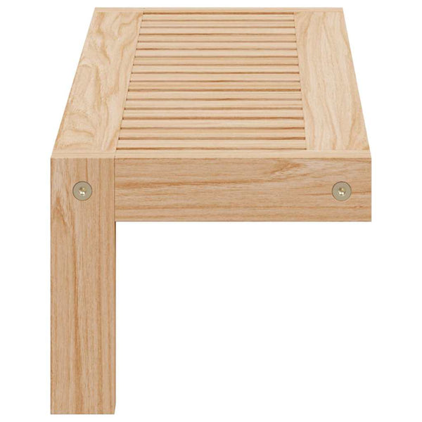 Wandregal Natur Walnuss Massivholz 62cm