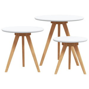 Couchtisch 3er Set Walnuss Massivholz
