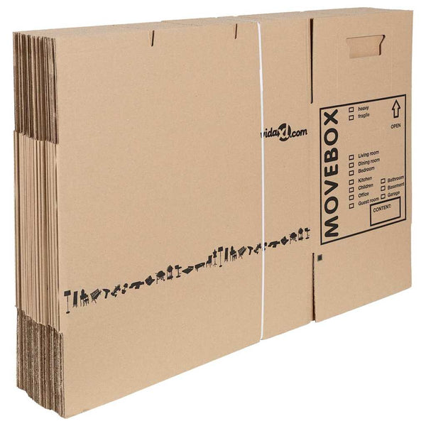 Umzugsboxen mit Speicher, 20er-Set
