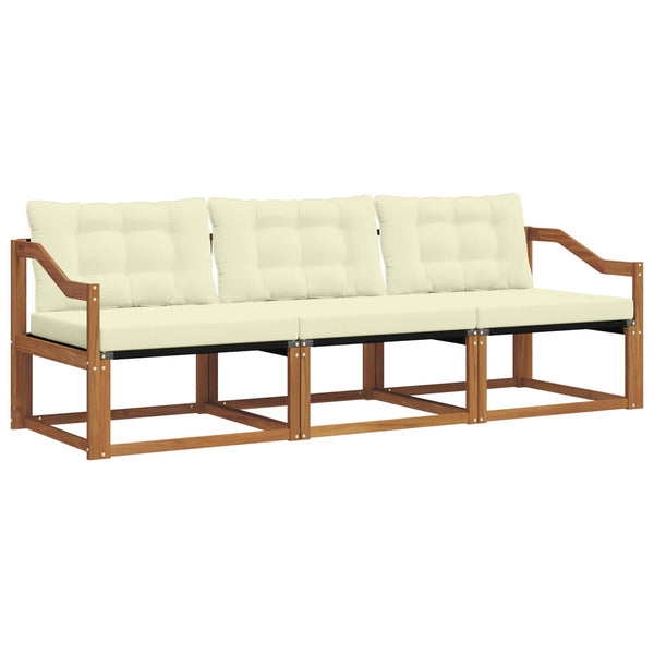 3-teilige Outdoor Sofagarnitur Akazie