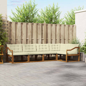 Outdoor Sofa Set mit Kissen, 5-teilig