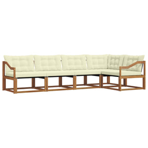 Outdoor Sofa Set mit Kissen, 5-teilig