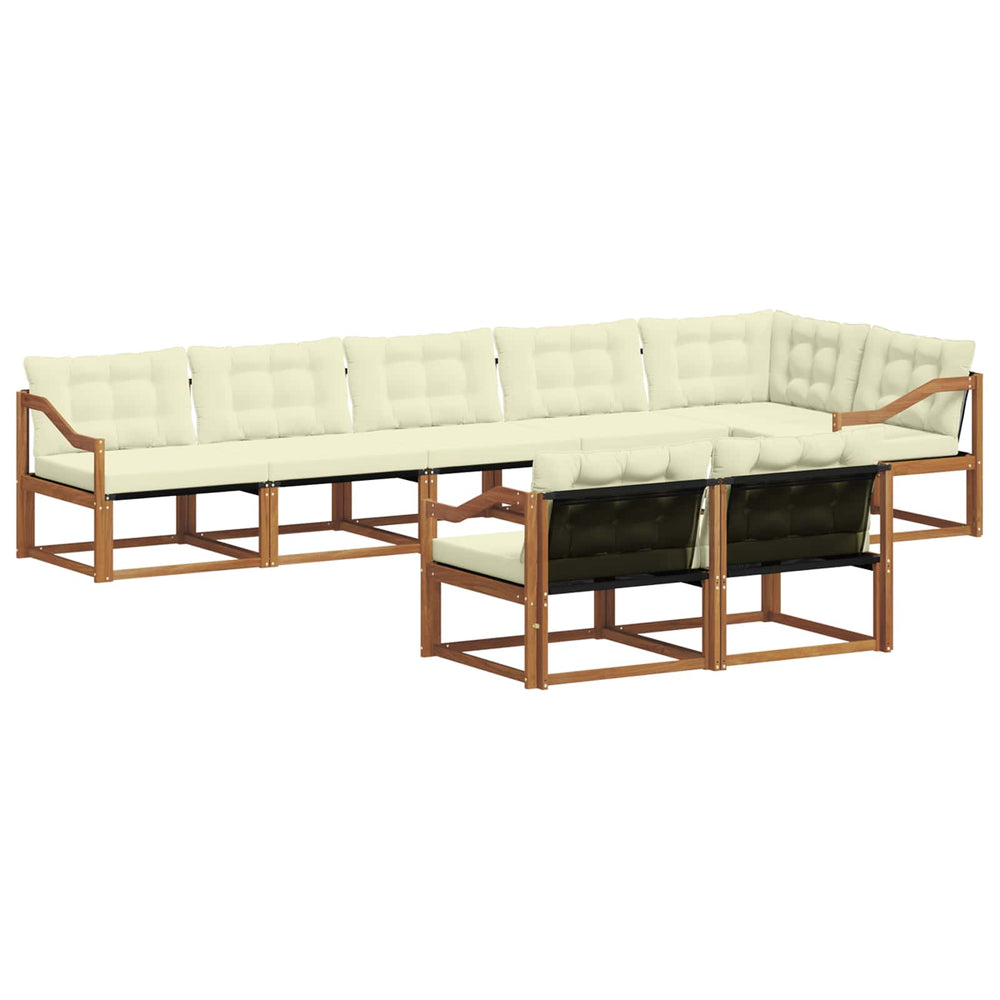Outdoor Sofagarnitur mit Kissen, 8-teilig