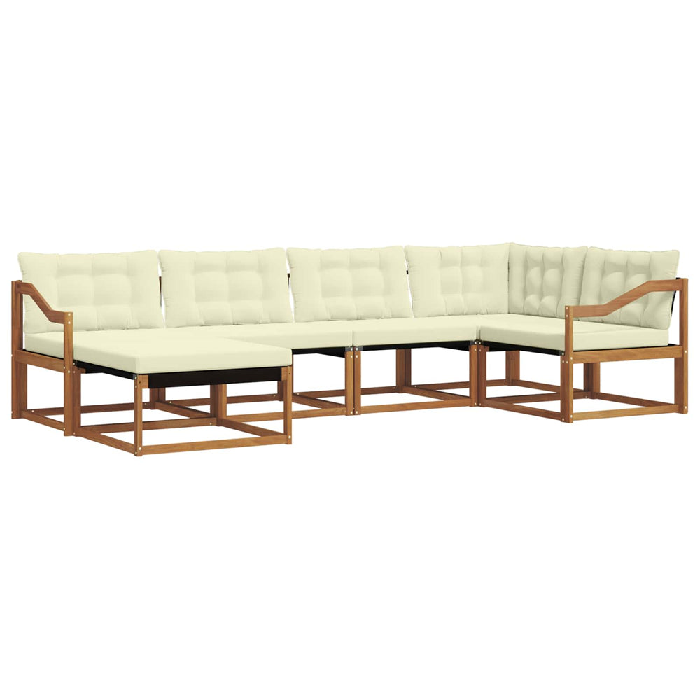 6-teilige Outdoor Sofagarnitur Akazie