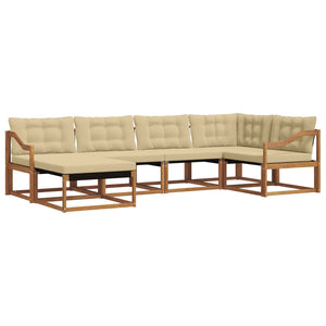 Outdoor Sofa Set Akazie 6-teilig