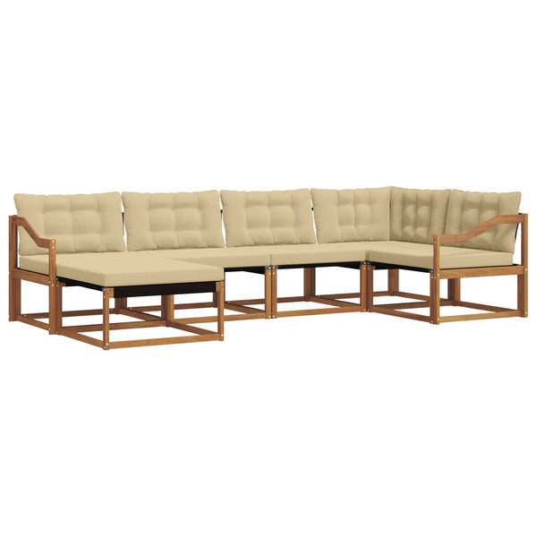 Outdoor Sofa Set Akazie 6-teilig