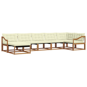 7-teilige Outdoor-Sofagarnitur Akazie