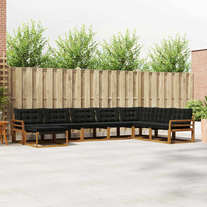 Outdoor Sofagarnitur mit Kissen, 24-teilig