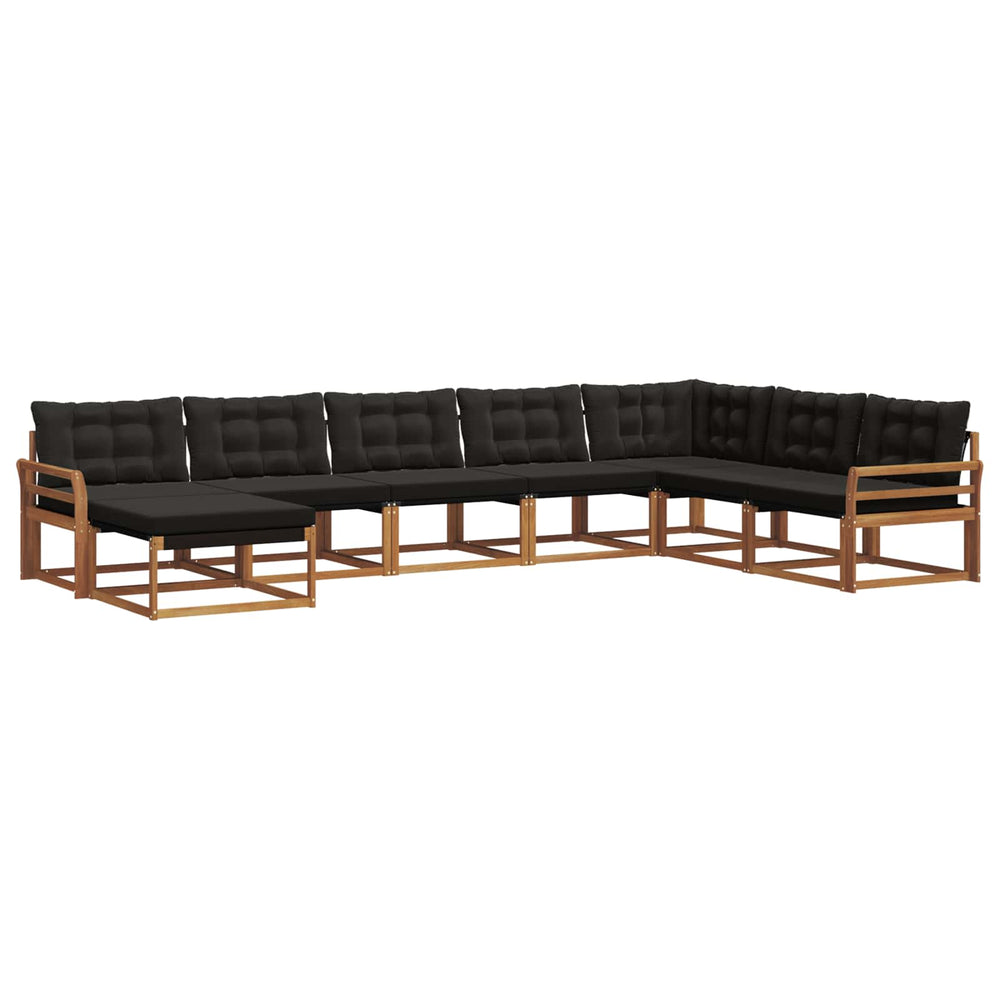 Outdoor Sofagarnitur mit Kissen, 24-teilig