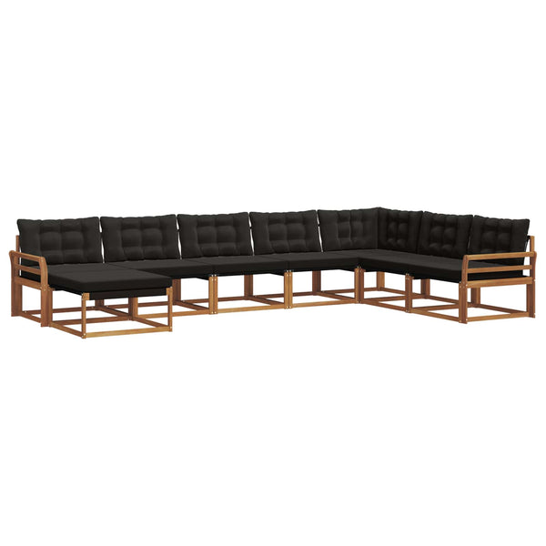 Outdoor Sofagarnitur mit Kissen, 24-teilig