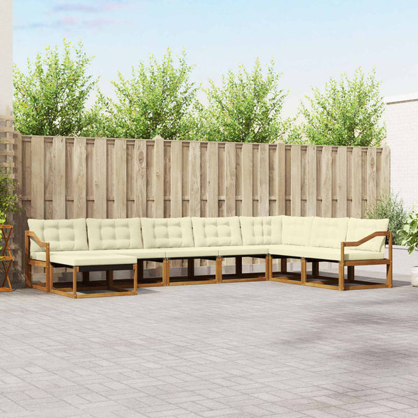 8-teilige Outdoor Sofagarnitur Akazie