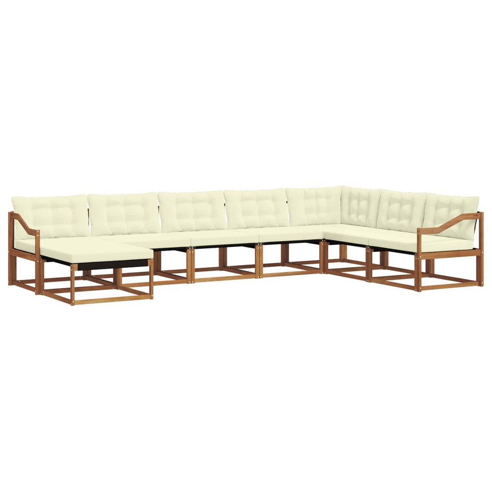 8-teilige Outdoor Sofagarnitur Akazie