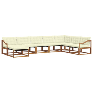 8-teilige Outdoor Sofagarnitur Akazie