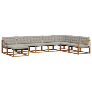 Outdoor Sofa Set mit Kissen, 8-teilig