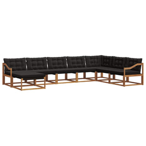 Outdoor Sofa Set mit Kissen, 8-teilig