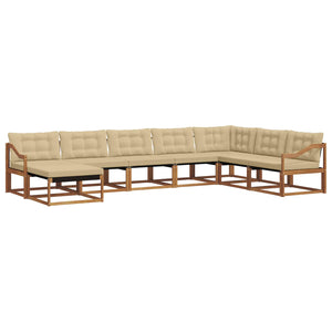 8-teilige Outdoor-Sofagarnitur Akazie