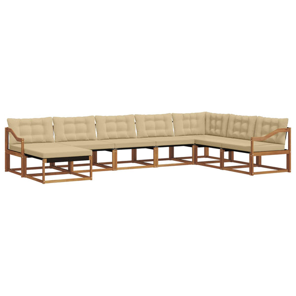 8-teilige Outdoor-Sofagarnitur Akazie