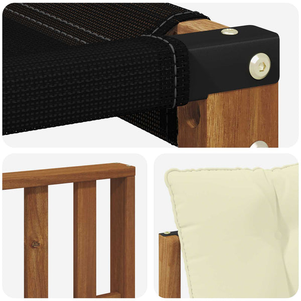 Outdoor Sofagarnitur mit Kissen, 7-teilig