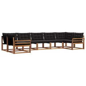 Outdoor Sofagarnitur mit Kissen, 7-teilig