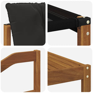 Outdoor Sofagarnitur mit Kissen, 11-teilig