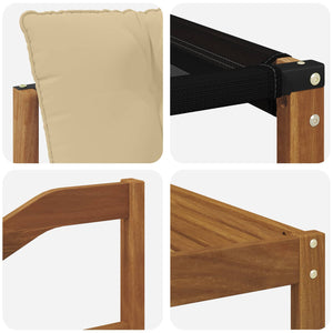 Outdoor Sofagarnitur mit Kissen, 11-teilig