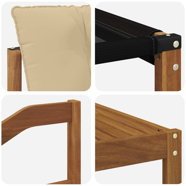 Outdoor Sofagarnitur mit Kissen, 11-teilig