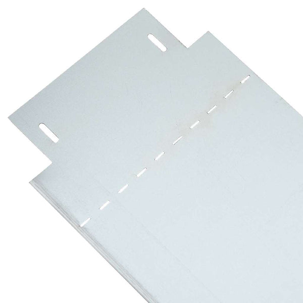 Verzinkte Rasenkanten Silber 30 Stk. 100x25cm