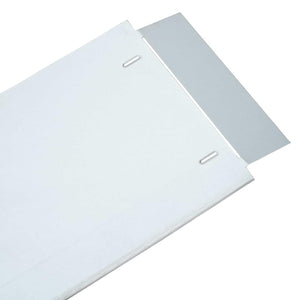 Verzinkte Rasenkanten Silber 30 Stk. 100x25cm