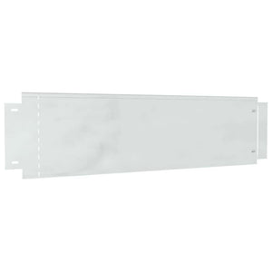 Verzinkte Rasenkanten Silber 30 Stk. 100x25cm