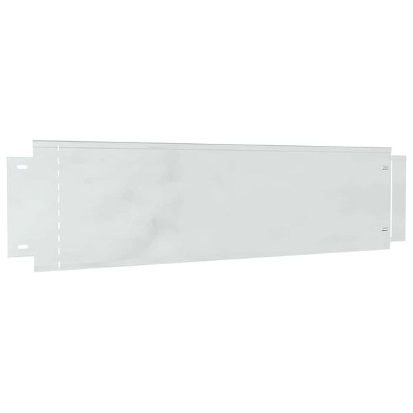 Verzinkte Rasenkanten Silber 30 Stk. 100x25cm