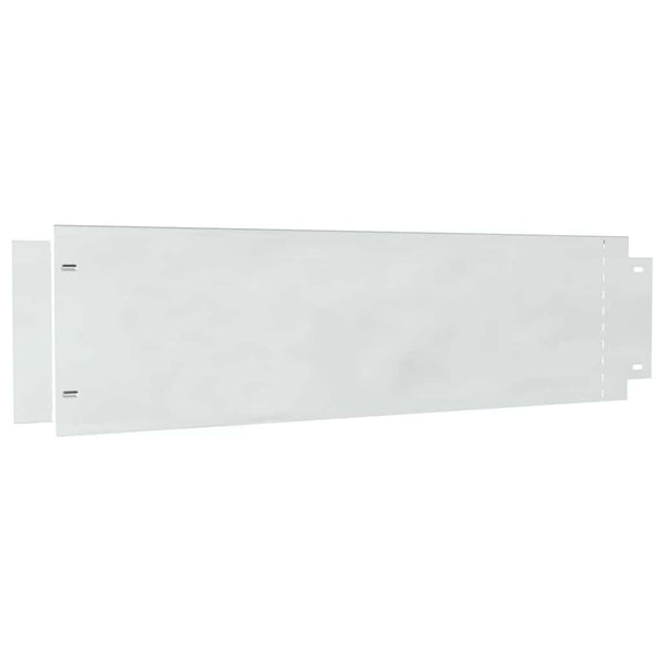 Verzinkte Rasenkanten Silber 30 Stk. 100x25cm
