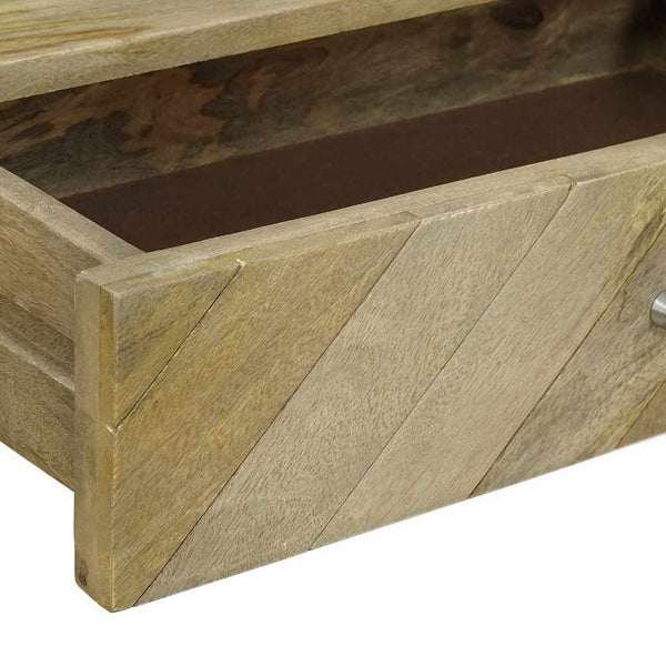 Konsolentisch Grau 110cm mit Schubladen