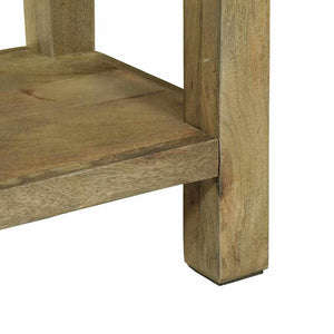 Konsolentisch Grau 110cm mit Schubladen