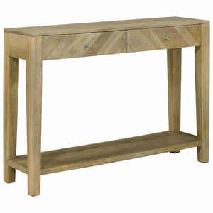 Konsolentisch Grau 110cm mit Schubladen