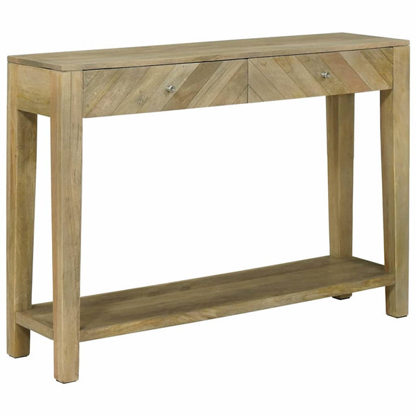 Konsolentisch Grau 110cm mit Schubladen