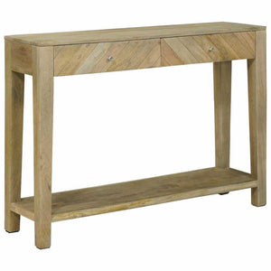 Konsolentisch Grau 110cm mit Schubladen