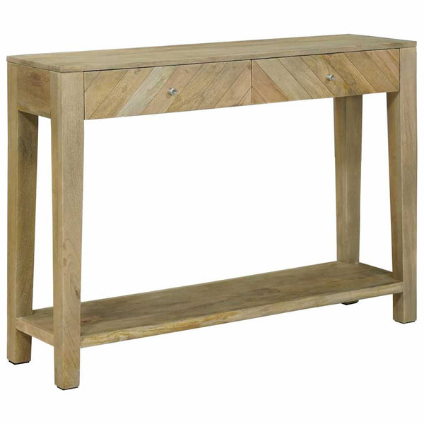 Konsolentisch Grau 110cm mit Schubladen