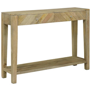 Konsolentisch Grau 110cm mit Schubladen