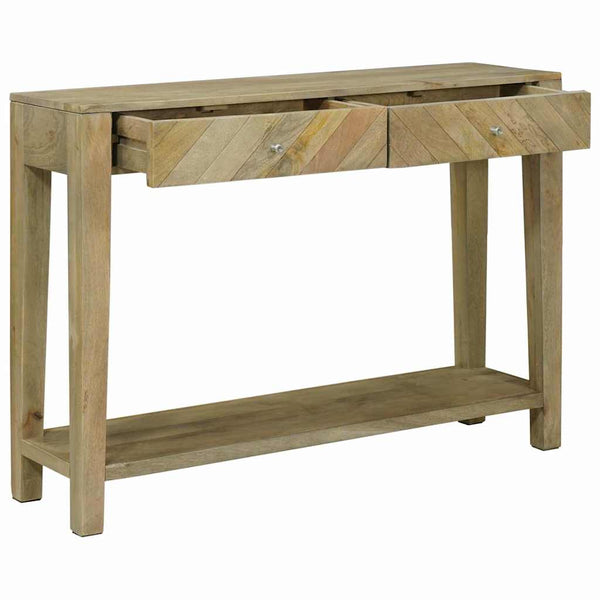 Konsolentisch Grau 110cm mit Schubladen