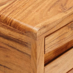Konsolentisch Braun Akazie Massivholz 110cm